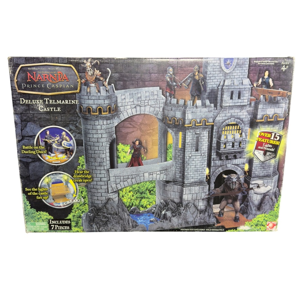 Narnia Prince Caspian Deluxe Telmarine Castle Playset Lights Sounds Play Along